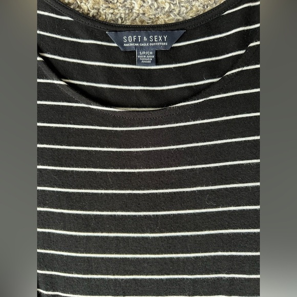 American Eagle Outfitters Soft & Sexy Black and White mini dress size small - Picture 6 of 11